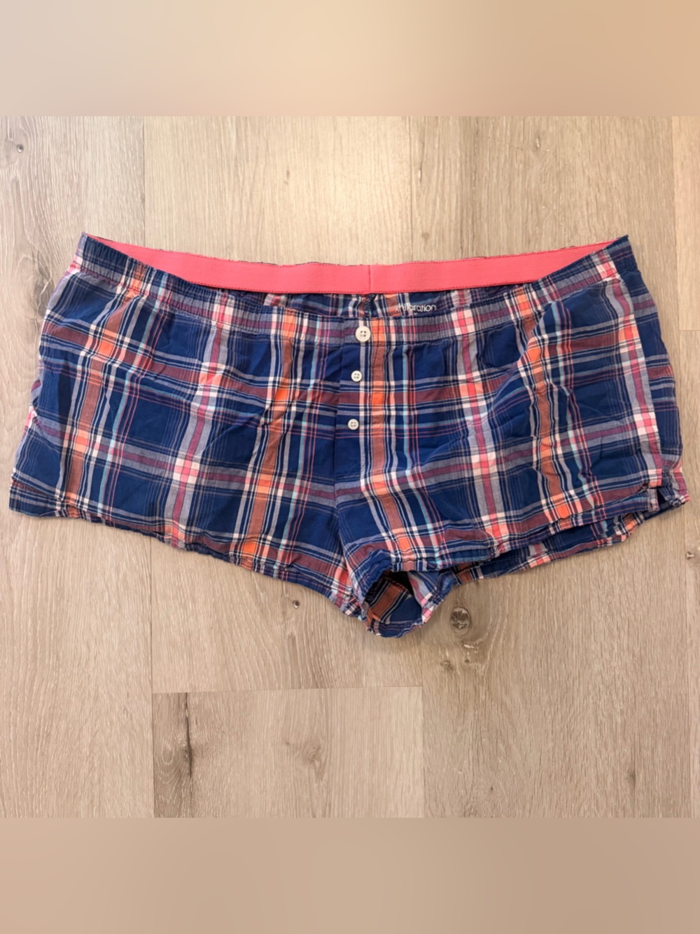 Vintage 2007 Xhilaration plaid pj shorts